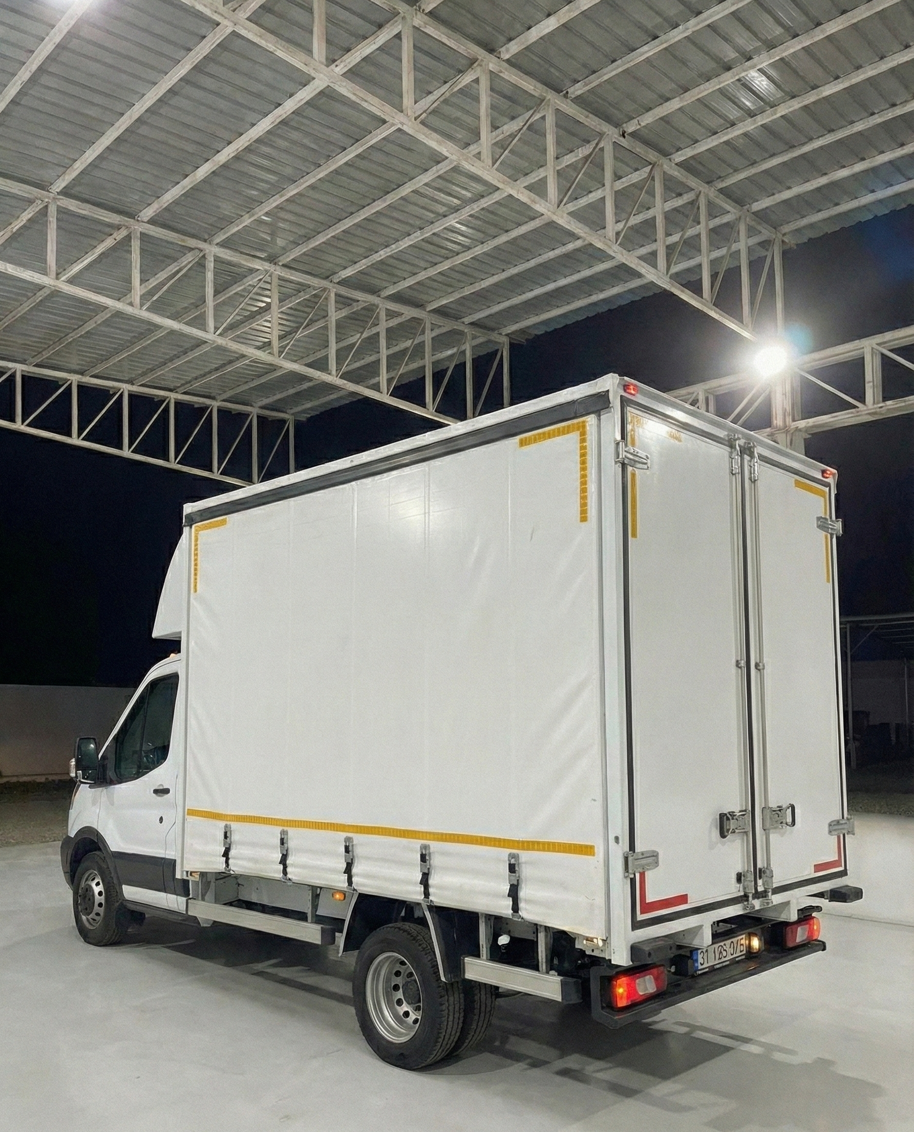Ford TRANSIT | Galvaniz İSKELETLİ Kayar Perde Kasa
